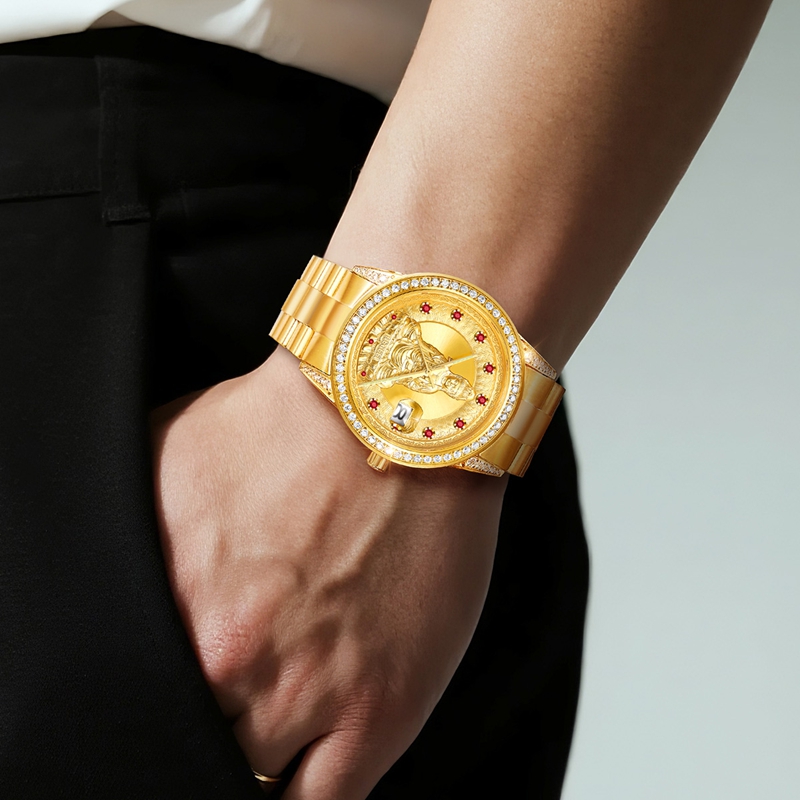 賓爵石英表怎么調時間