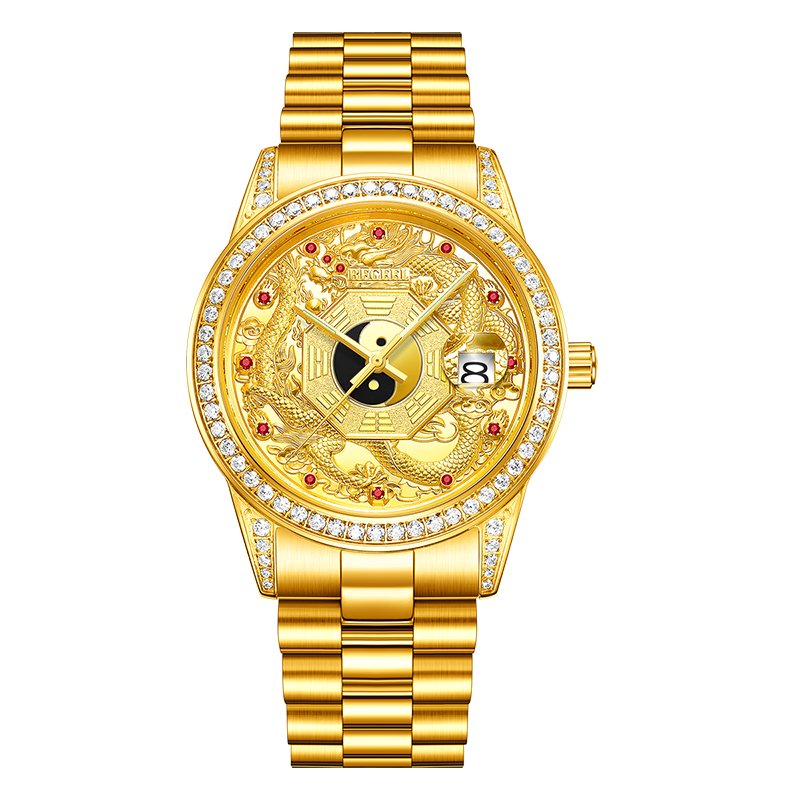 BEGEEL賓爵乾龍八卦男士機(jī)械腕表