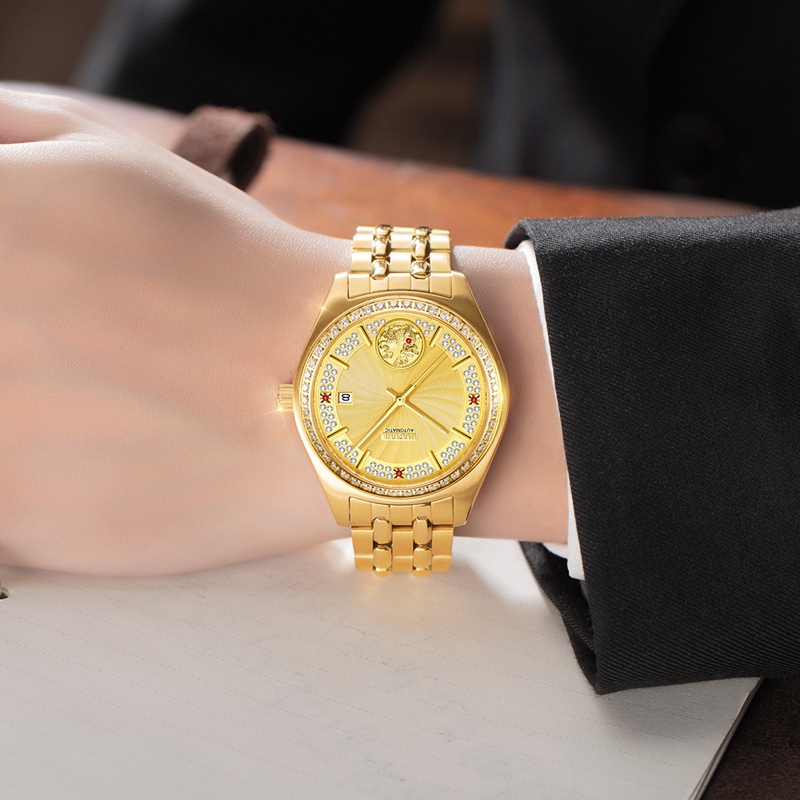 全自動機械表怎么上油