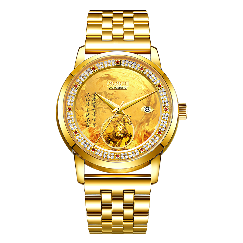 BEGEEL賓爵赤兔戰馬男士機械腕表